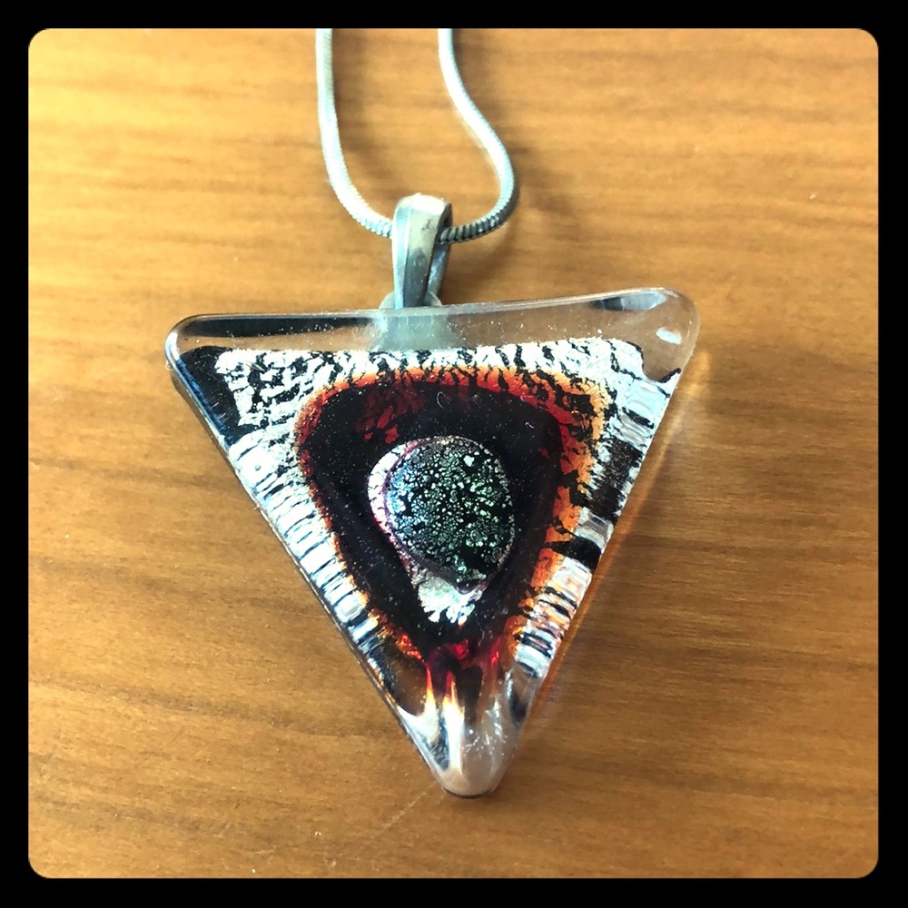 Triangular pendant